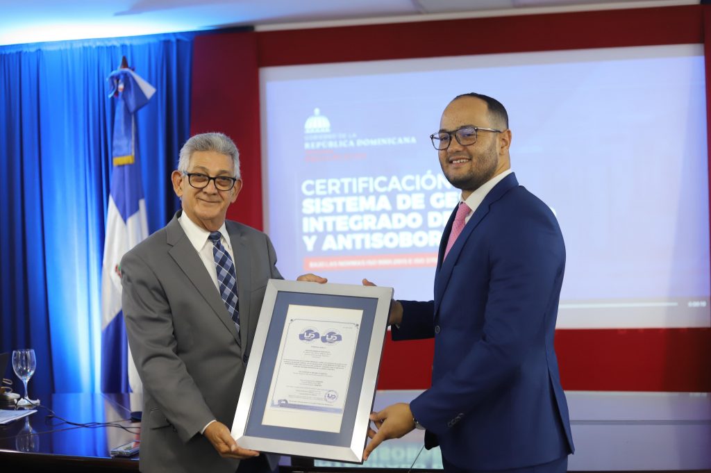 DIGEPRES obtiene certificación ISO del Sistema Integrado de Gestión de la Calidad y Antisoborno